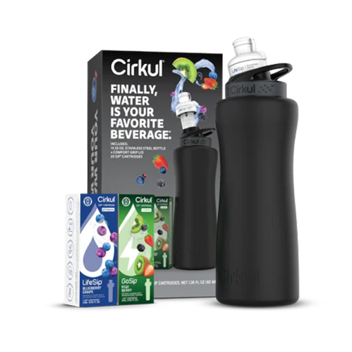 32oz. Matte Black Stainless Steel Bottle